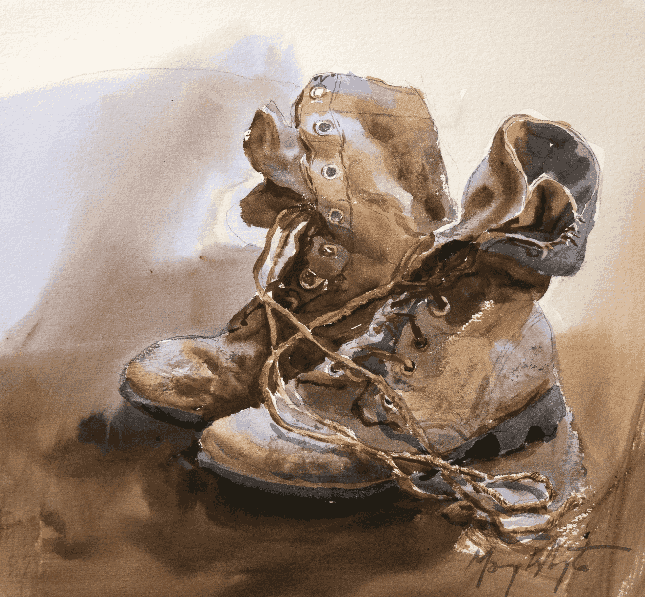 Veteran's Day — Watercolor by Mary Whyte